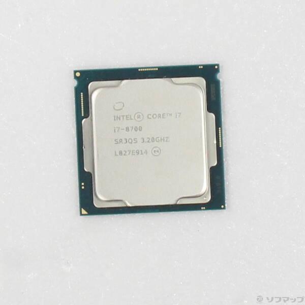 〔中古〕intel(インテル) Core i7 8700 〔3.2GHz／LGA 1151〕〔262-ud〕 | 