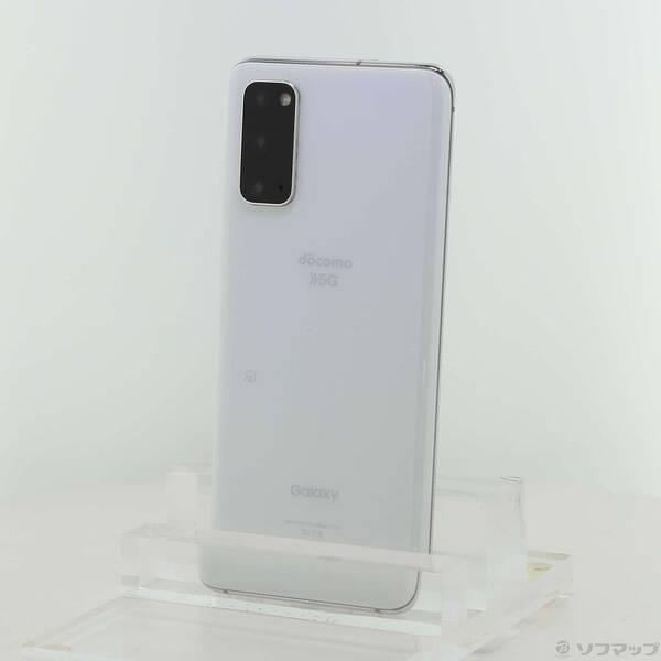 〔中古〕SAMSUNG(サムスン) Galaxy S20 5G 128GB クラウドホワイト SC-51A docomoロック解除SIMフリー〔198-ud〕 | 