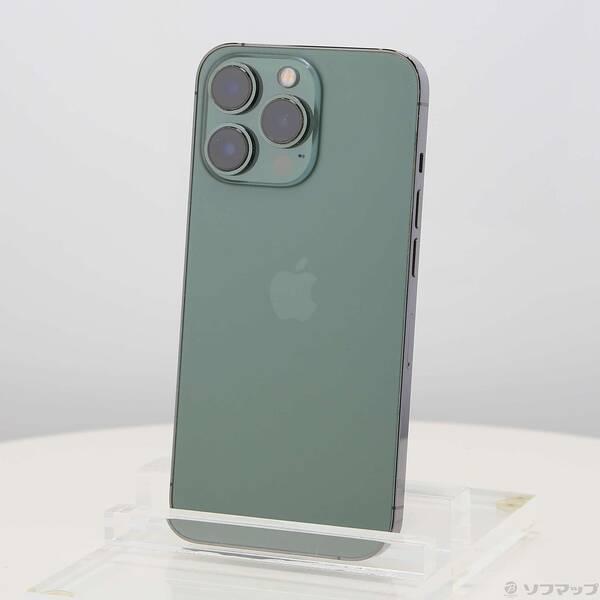 〔中古〕Apple(アップル) iPhone13 Pro 256GB アルパイングリーン MNDY3J／A SIMフリー〔262-ud〕 | 