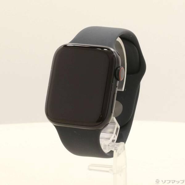 〔中古〕Apple(アップル) Apple Watch SE 第2世代 GPS + Cellular 44mm ミッドナイトアルミニウムケース ミッドナイトスポーツバンド〔269-ud〕 | 