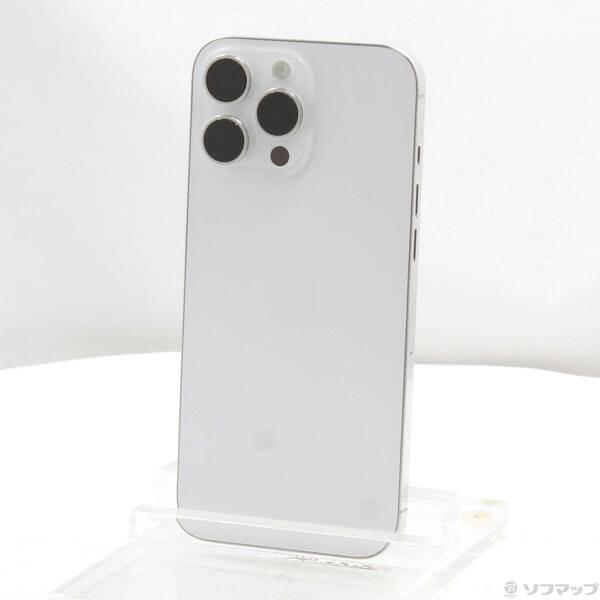 〔中古〕Apple(アップル) iPhone16 Pro Max 256GB ホワイトチタニウム MYWH3J／A SIMフリー〔258-ud〕 | 