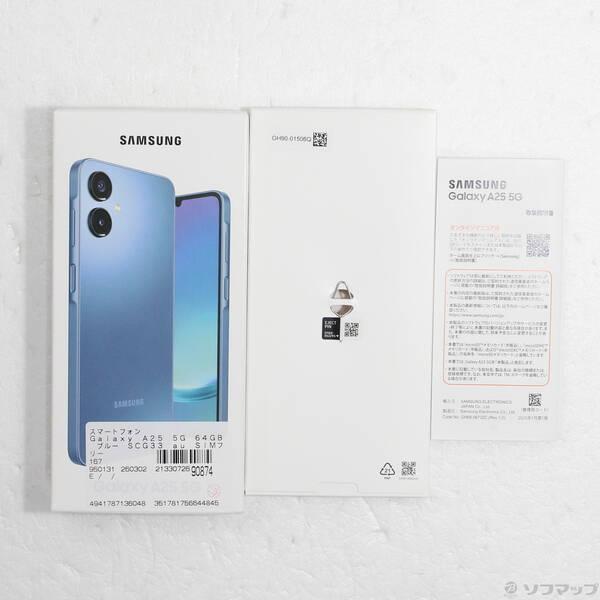 〔中古〕SAMSUNG(サムスン) Galaxy A25 5G 64GB ブルー SCG33 au SIMフリー〔269-ud〕 |  | 04