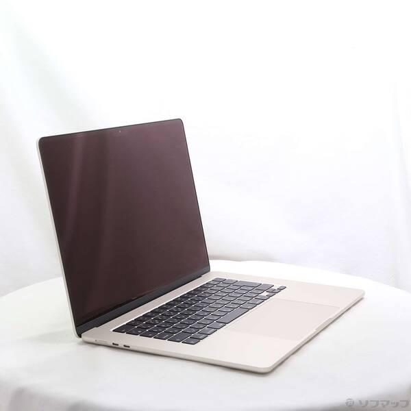 〔中古〕Apple(アップル) MacBook Air 15.3-inch Early-2024 MRYT3J／A Apple M3 8コアCPU_10コアGPU 8GB SSD512GB スターライト 〔15.3 Sequoia〕〔258-ud〕 |  | 03