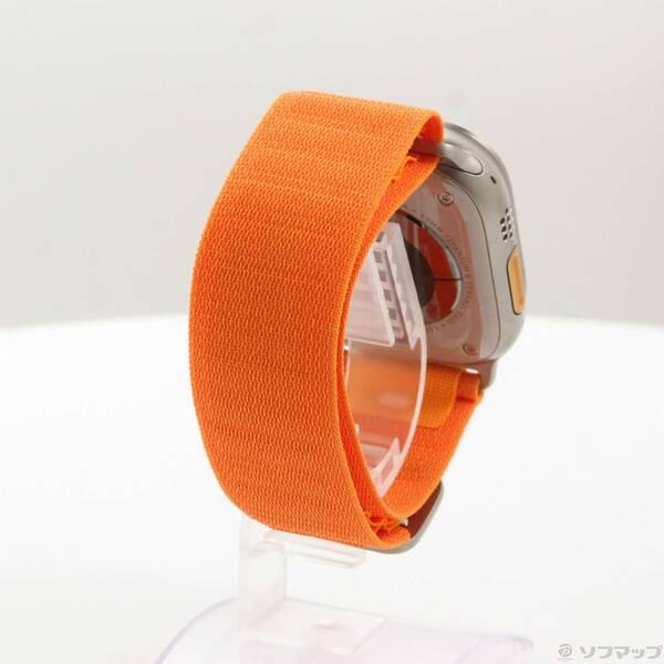 〔中古〕Apple(アップル) Apple Watch Ultra GPS + Cellular 49mm チタニウムケース オレンジアルパインループ〔262-ud〕 |  | 02
