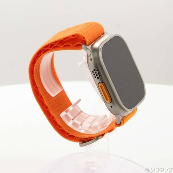 〔中古〕Apple(アップル) Apple Watch Ultra GPS + Cellular 49mm チタニウムケース オレンジアルパインループ〔262-ud〕 |  | 03
