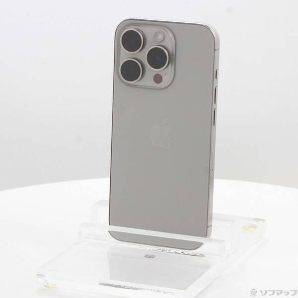 〔中古〕Apple(アップル) iPhone15 Pro 128GB ナチュラルチタニウム MTU93J／A SIMフリー〔269-ud〕 | 