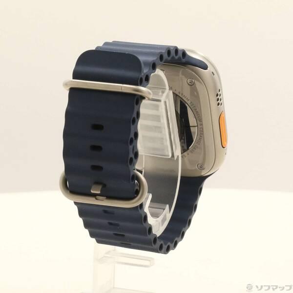〔中古〕Apple(アップル) Apple Watch Ultra 2 GPS + Cellular 49mm チタニウムケース ブルーオーシャンバンド〔377-ud〕 |  | 02