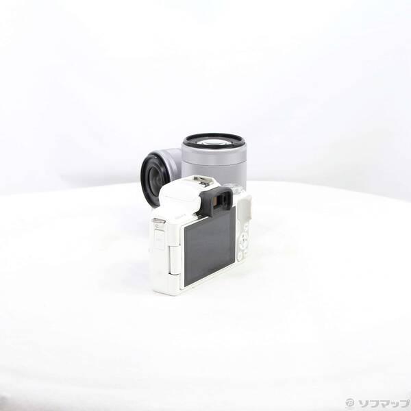 〔中古〕Canon(キヤノン) EOS Kiss M ホワイト ダブルズームキット〔352-ud〕 |  | 01