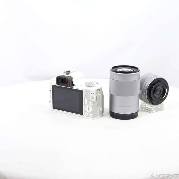 〔中古〕Canon(キヤノン) EOS Kiss M ホワイト ダブルズームキット〔352-ud〕 |  | 02