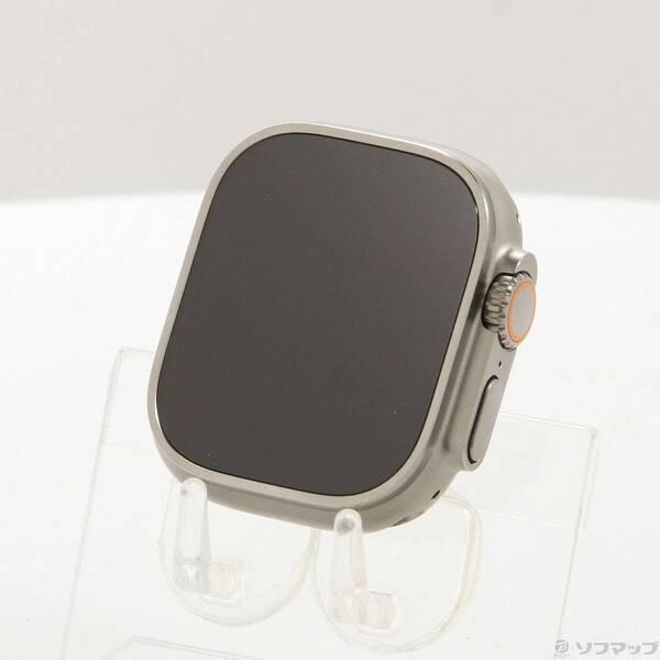 〔中古〕Apple(アップル) 〔展示品〕 Apple Watch Ultra 2 GPS + Cellular 49mm チタニウムケース バンド無し〔269-ud〕 | 