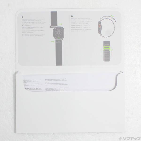 〔中古〕Apple(アップル) 〔展示品〕 Apple Watch Ultra 2 GPS + Cellular 49mm ブラックチタニウムケース ダークグリーンアルパインループ〔377-ud〕 |  | 04