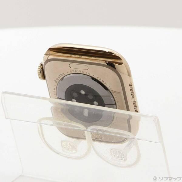 〔中古〕Apple(アップル) 〔展示品〕 Apple Watch Series 10 GPS + Cellular 42mm ゴールドチタニウムケース バンド無し〔269-ud〕 |  | 02