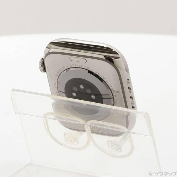 〔中古〕Apple(アップル) 〔展示品〕 Apple Watch Series 10 GPS + Cellular 46mm ナチュラルチタニウムケース バンド無し〔377-ud〕 |  | 02