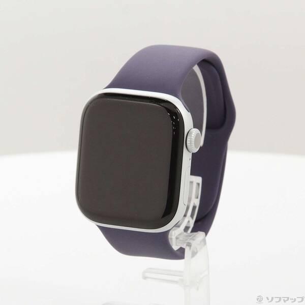 〔中古〕Apple(アップル) 〔展示品〕 Apple Watch Series 11 GPS 42mm シルバーアルミニウムケース パープルフォグスポーツバンド〔262-ud〕 | 