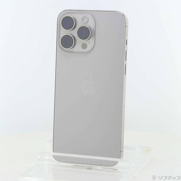 〔中古〕Apple(アップル) iPhone15 Pro Max 1TB ナチュラルチタニウム MU713J／A SIMフリー〔262-ud〕 | 