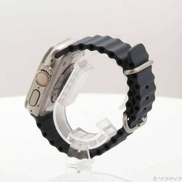 〔中古〕Apple(アップル) Apple Watch Ultra GPS + Cellular 49mm チタニウムケース ミッドナイトオーシャンバンド〔198-ud〕 |  | 01