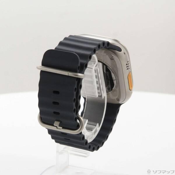 〔中古〕Apple(アップル) Apple Watch Ultra GPS + Cellular 49mm チタニウムケース ミッドナイトオーシャンバンド〔262-ud〕 |  | 02