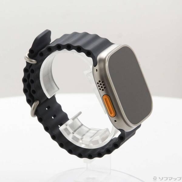 〔中古〕Apple(アップル) Apple Watch Ultra GPS + Cellular 49mm チタニウムケース ミッドナイトオーシャンバンド〔198-ud〕 |  | 03