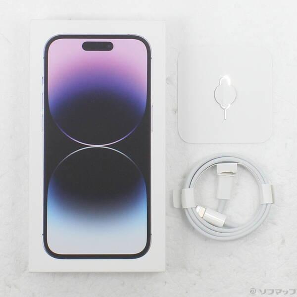 〔中古〕Apple(アップル) iPhone14 Pro 512GB ディープパープル MQ283J／A SIMフリー〔258-ud〕 |  | 04