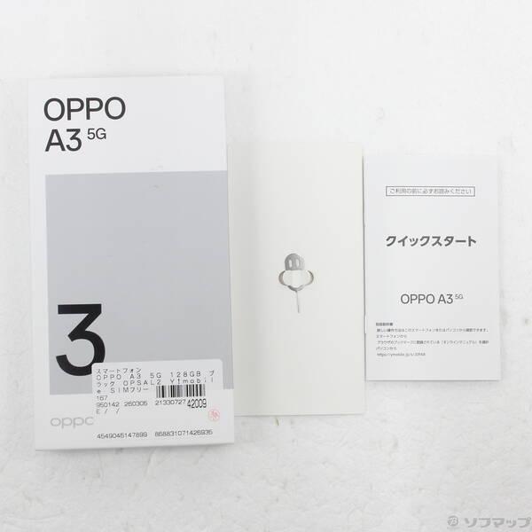 〔中古〕ワイモバイル OPPO A3 5G 128GB ブラック OPSAL2 Y!mobile SIMフリー〔198-ud〕 |  | 04
