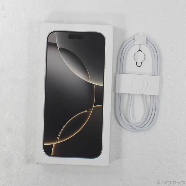〔中古〕Apple(アップル) iPhone16 Pro Max 256GB ナチュラルチタニウム MYWK3J／A SIMフリー〔262-ud〕 |  | 04