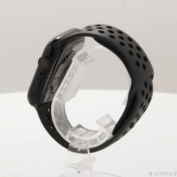 〔中古〕Apple(アップル) Apple Watch Series 7 Nike GPS 45mm ミッドナイトアルミニウムケース アンスラサイト／ブラックNikeスポーツバンド〔377-ud〕 |  | 01
