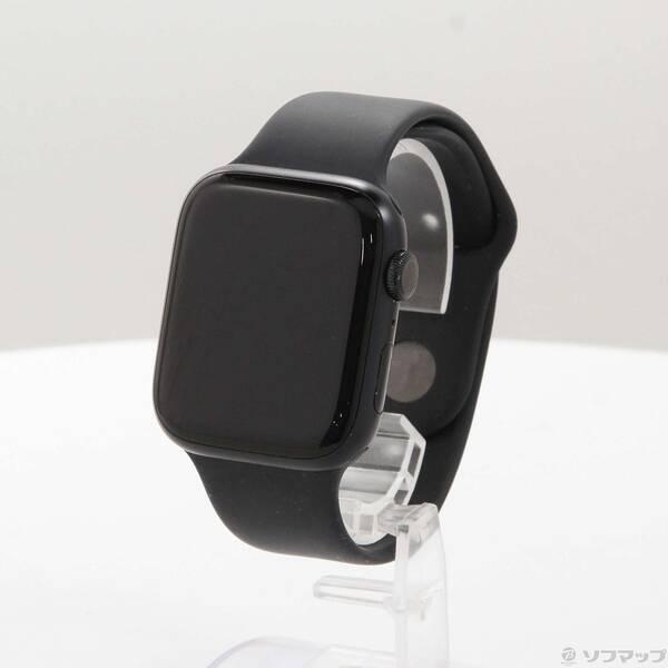 〔中古〕Apple(アップル) Apple Watch Series 8 GPS 45mm ミッドナイトアルミニウムケース ミッドナイトスポーツバンド〔349-ud〕 | 