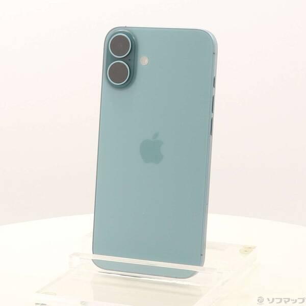 〔中古〕Apple(アップル) iPhone16 Plus 256GB ティール MXVL3J／A SIMフリー〔262-ud〕 | 