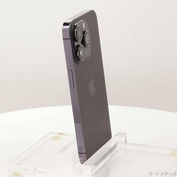 〔中古〕Apple(アップル) iPhone14 Pro 256GB ディープパープル MQ1E3J／A SIMフリー〔262-ud〕 |  | 03