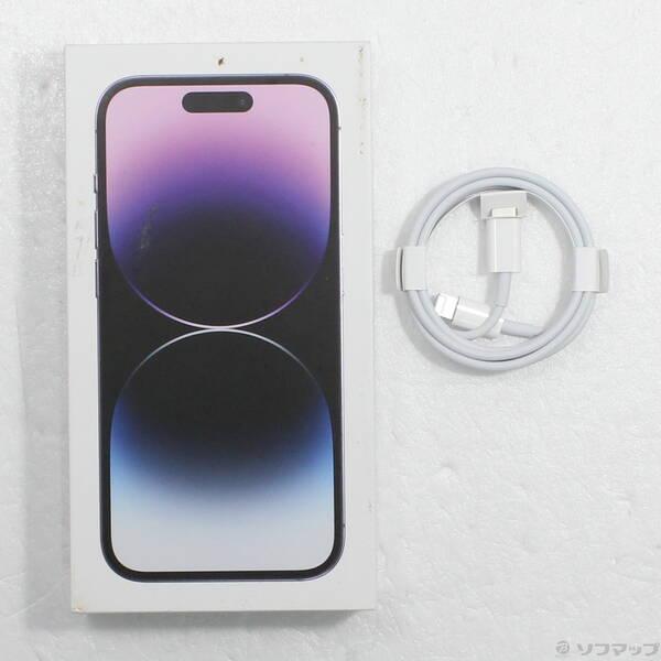 〔中古〕Apple(アップル) iPhone14 Pro 256GB ディープパープル MQ1E3J／A SIMフリー〔262-ud〕 |  | 04