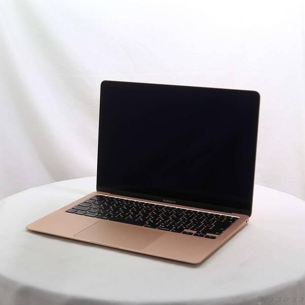 〔中古〕Apple(アップル) MacBook Air 13.3-inch Early-2020 MWTL2J／A Core_i3 1.1GHz 8GB SSD256GB ゴールド 〔10.15 Catalina〕〔344-ud〕 | 