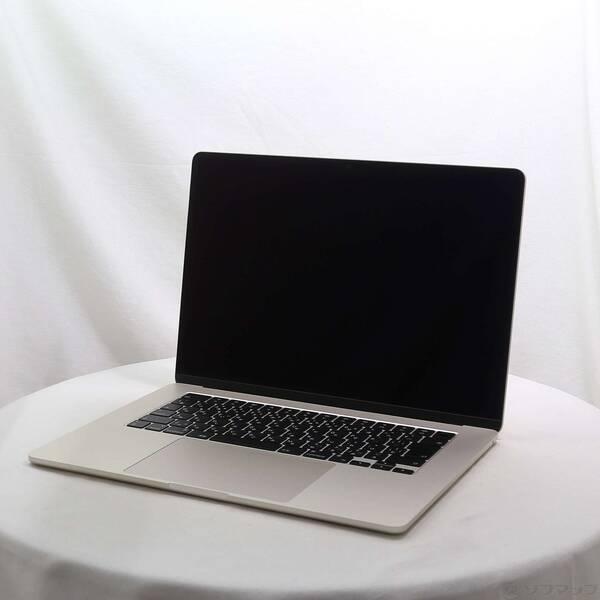 〔中古〕Apple(アップル) MacBook Air 15.3-inch Mid-2023 MQKU3J／A Apple M2 8コアCPU_10コアGPU 8GB SSD1TB スターライト 〔15.7 Sequoia〕〔377-ud〕 | 