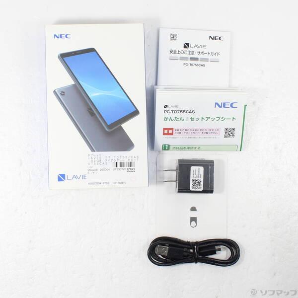 〔中古〕NEC(エヌイーシー) LAVIE T7 T0755／CAS 32GB アイアングレー PC-T0755CAS Wi-Fi〔377-ud〕 |  | 04