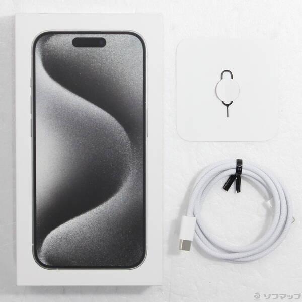 〔中古〕Apple(アップル) iPhone15 Pro 128GB ホワイトチタニウム MTU83J／A SIMフリー〔349-ud〕 |  | 04