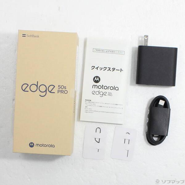 〔中古〕Motorola(モトローラ) motorola edge 50s pro 256GB リュクスラベンダー MOSAH2 Softbank SIMフリー〔262-ud〕 |  | 04