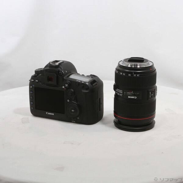 〔中古〕Canon(キヤノン) 〔展示品〕 EOS 5D MarkIV EF24-105L IS II USM レンズキット (3040万画素)〔262-ud〕の画像