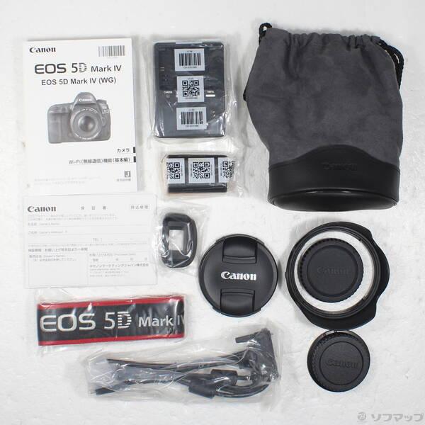 〔中古〕Canon(キヤノン) 〔展示品〕 EOS 5D MarkIV EF24-105L IS II USM レンズキット (3040万画素)〔262-ud〕の画像