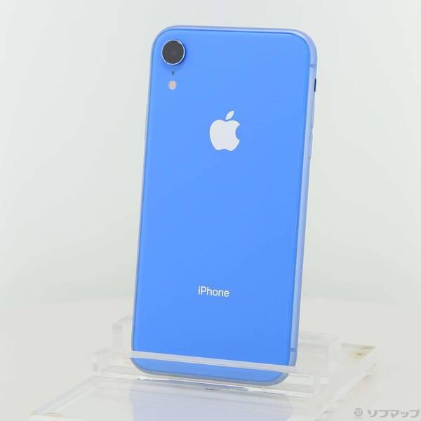 〔中古〕Apple(アップル) iPhoneXR 64GB ブルー MT0E2J／A SIMフリー〔349-ud〕 | 