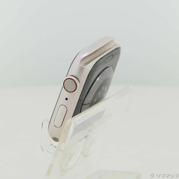 〔中古〕Apple(アップル) Apple Watch Series 7 GPS + Cellular 45mm スターライトアルミニウムケース バンド無し〔258-ud〕 |  | 01