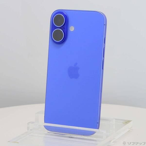 〔中古〕Apple(アップル) iPhone16 256GB ウルトラマリン MYE03J／A SIMフリー〔276-ud〕 | 