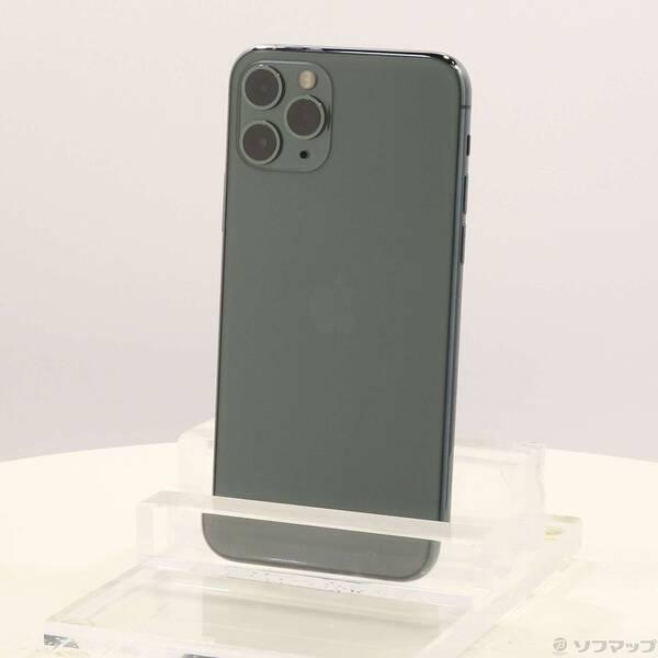 〔中古〕Apple(アップル) iPhone11 Pro 64GB ミッドナイトグリーン MWC62J／A SIMフリー〔344-ud〕 | 