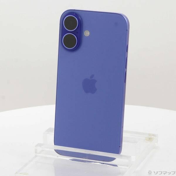 〔中古〕Apple(アップル) iPhone16 256GB ウルトラマリン MYE03J／A SIMフリー〔276-ud〕 | 