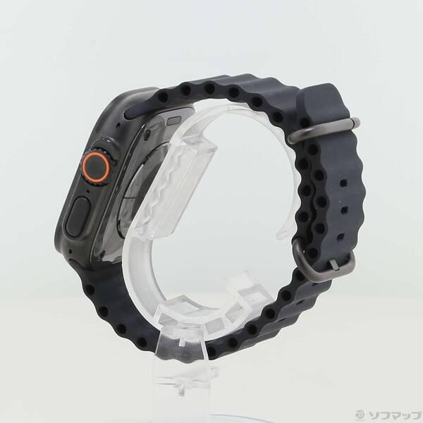 〔中古〕Apple(アップル) Apple Watch Ultra 3 GPS + Cellular 49mm ブラックチタニウムケース ブラックオーシャンバンド〔377-ud〕 |  | 01