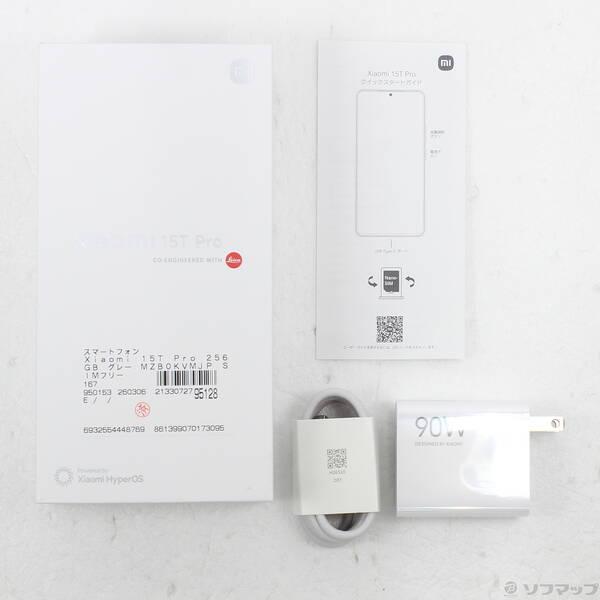 〔中古〕XIAOMI Xiaomi 15T Pro 256GB グレー MZB0KVMJP SIMフリー〔348-ud〕 |  | 04