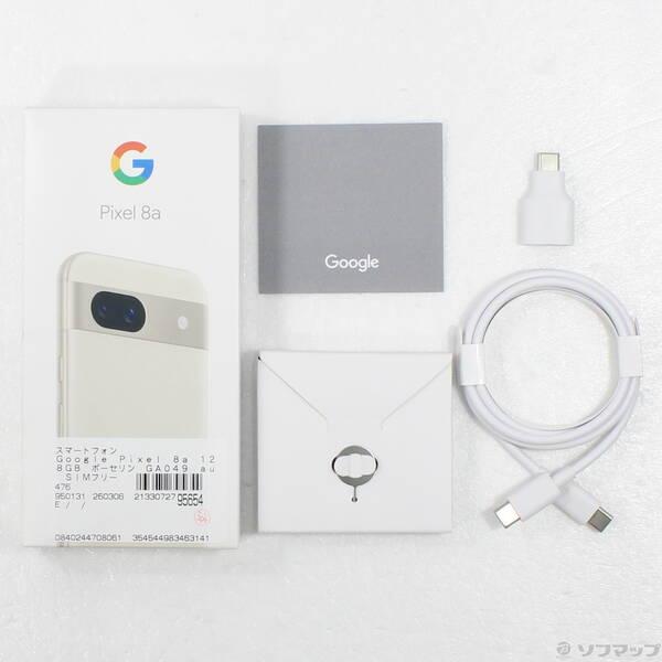 〔中古〕GOOGLE(グーグル) Google Pixel 8a 128GB ポーセリン GA049 au SIMフリー〔196-ud〕 |  | 04