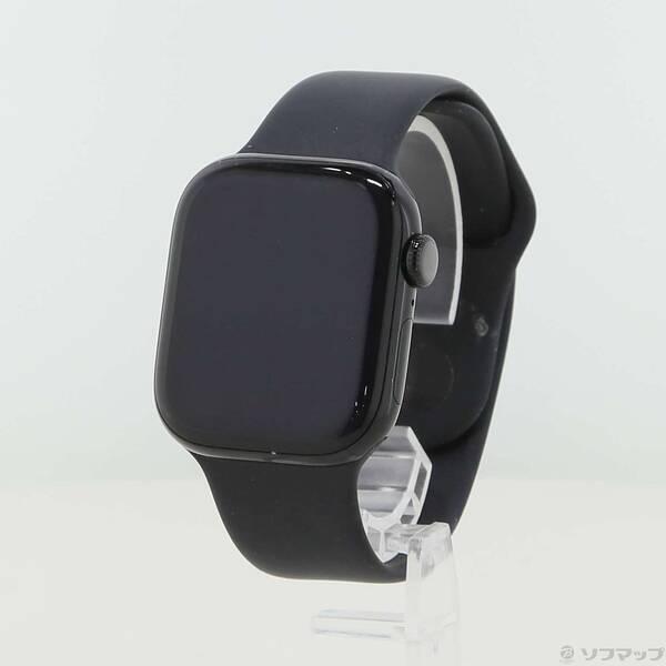 〔中古〕Apple(アップル) Apple Watch Series 10 GPS 42mm ジェットブラックアルミニウムケース ブラックスポーツバンド〔269-ud〕 | 