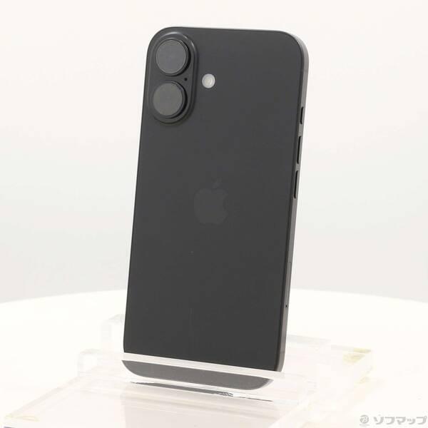 〔中古〕Apple(アップル) iPhone16 128GB ブラック MYDQ3J／A SIMフリー〔198-ud〕 | 