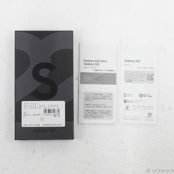 〔中古〕SAMSUNG(サムスン) Galaxy S22 256GB ファントムブラック SCG13 au SIMフリー〔198-ud〕 |  | 04