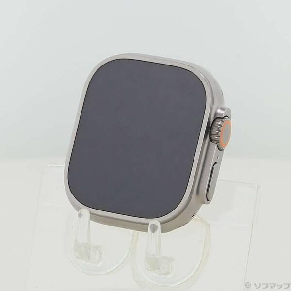 〔中古〕Apple(アップル) Apple Watch Ultra 3 GPS + Cellular 49mm ナチュラルチタニウムケース バンド無し〔297-ud〕 | 