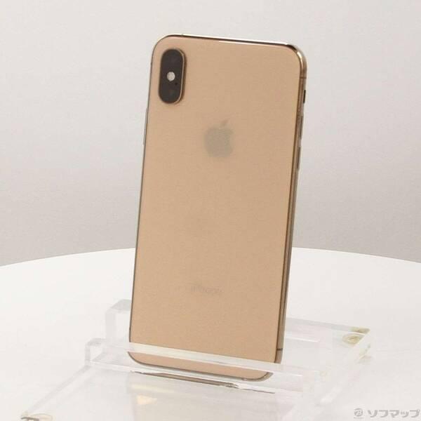 〔中古〕Apple(アップル) iPhoneXS 256GB ゴールド MTE22J／A SIMフリー〔258-ud〕 | 